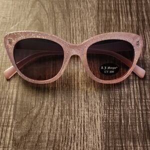A.J. Morgan Glitter Pink Cat-Eye Sunglasses